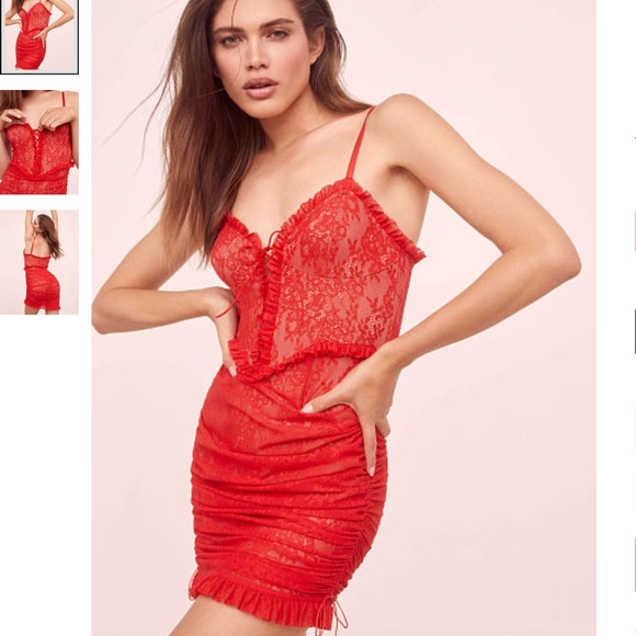 NWT For Love and Lemons Gracie Lace Dress - Picture 2 of 10